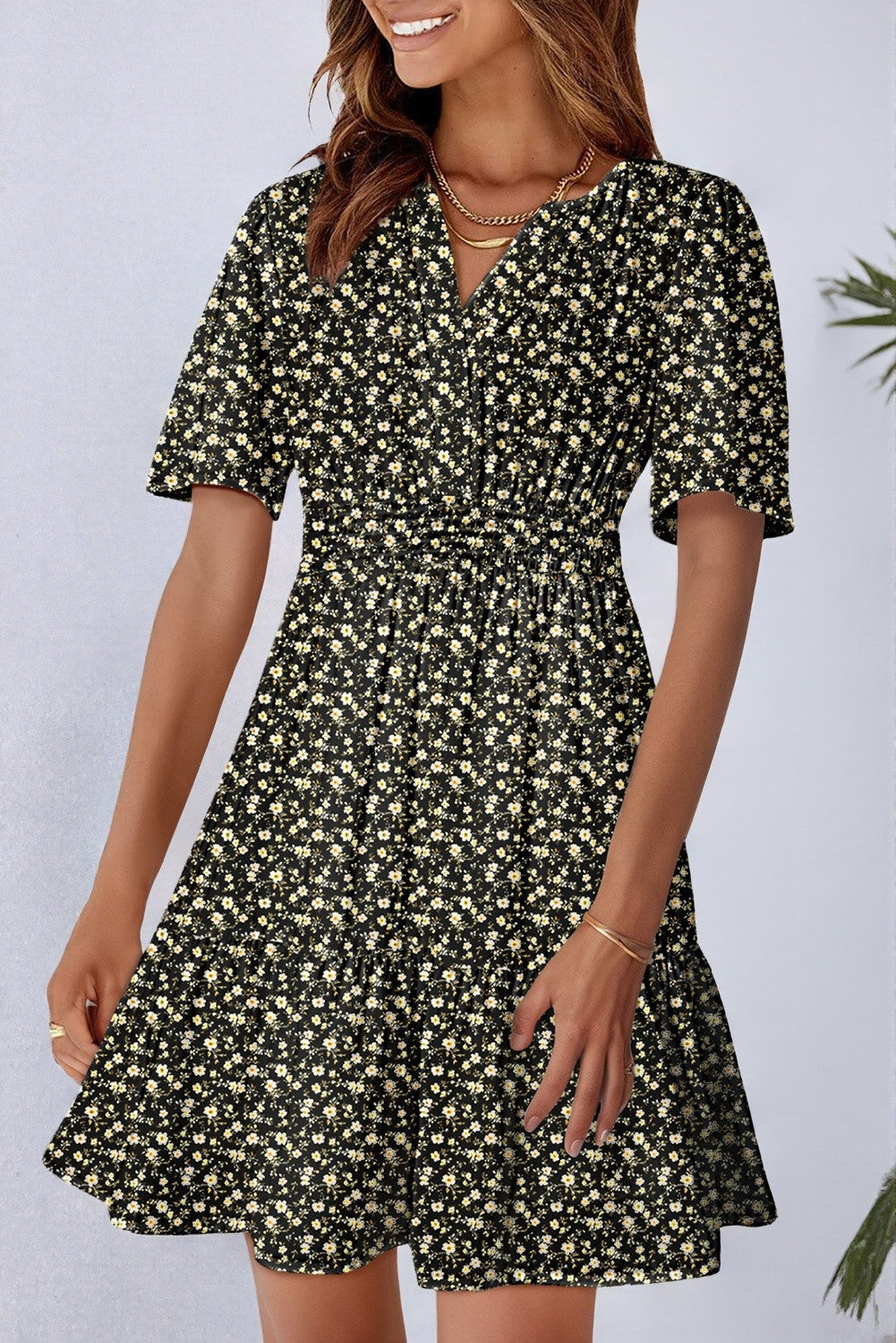 Floral Mini Dress FB RTS
