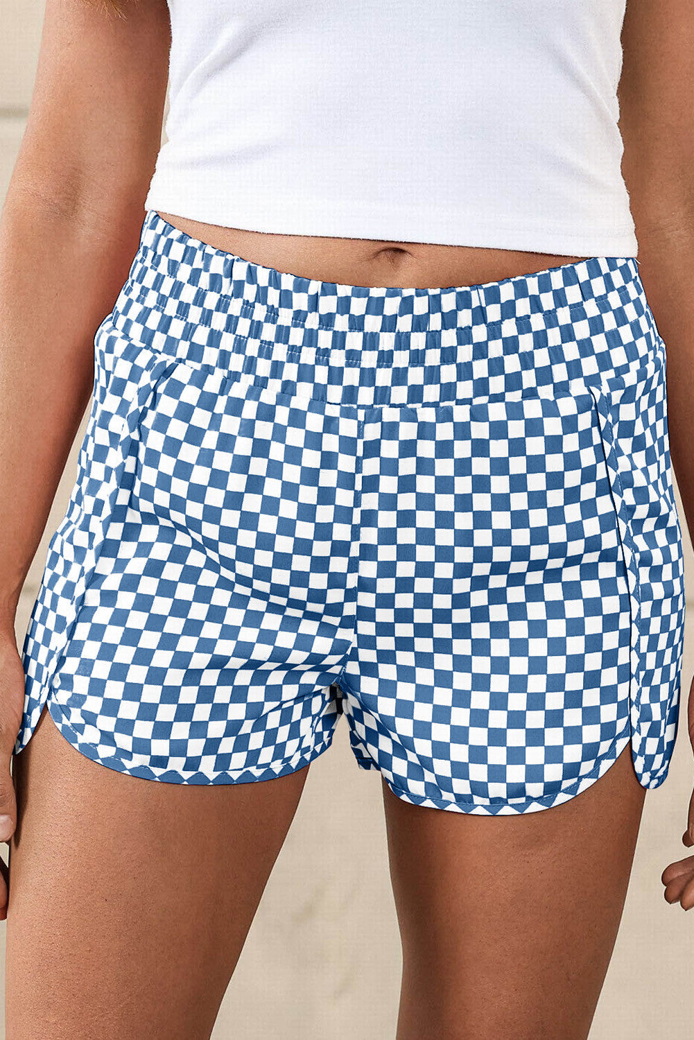 Blue Checkered Athletic Bottoms RTS