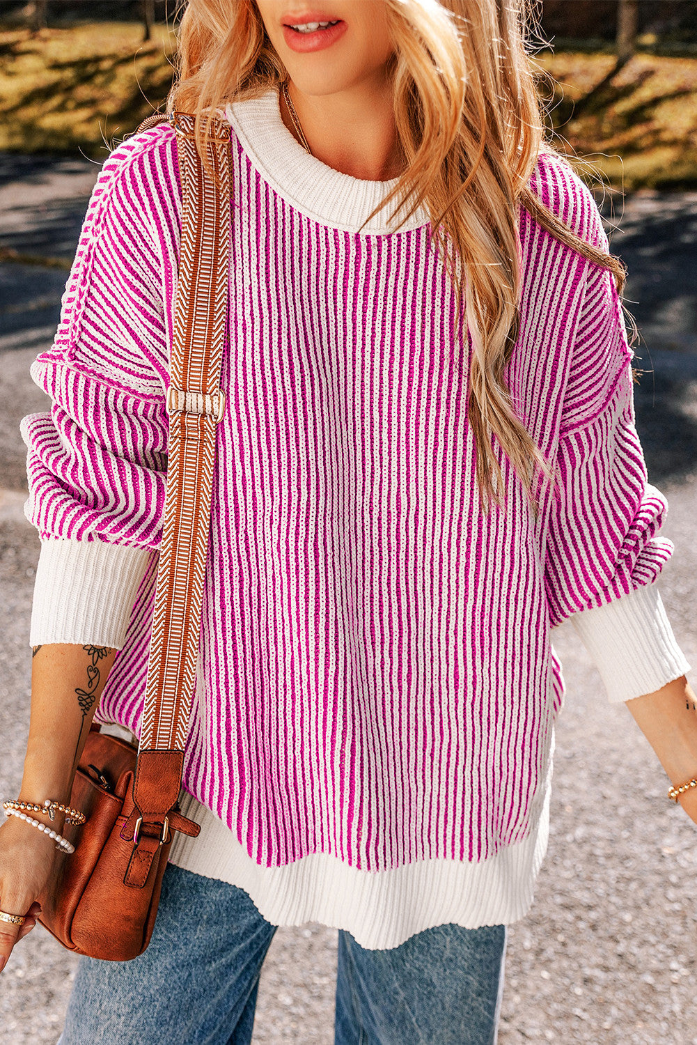 Textured Knit Sweater *Multiple Colors* RTS